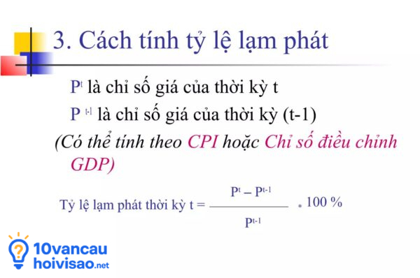 Tính Tỉ Lệ Lạm Phát Theo Cpi