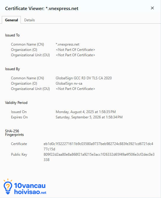 Chứng Chỉ Ssl Xem Trên Trình Duyệt