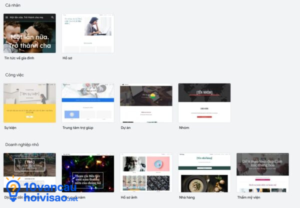 Google Sites Cho Phép Bạn Tạo Một Website Miễn Phí Cơ Bản