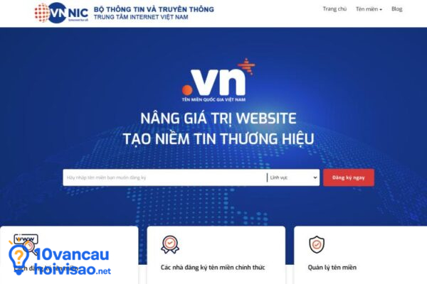 Vnnic Là Nơi Quản Lý Tên Miền Chấm Vn Tại Việt Nam