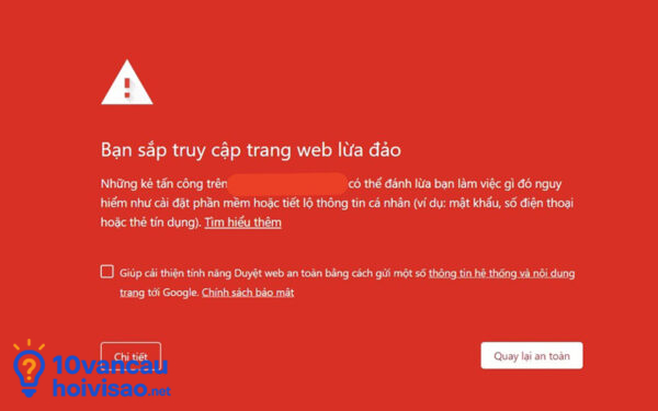 Website Bị Tấn Công Chuyển Hướng Truy Cập