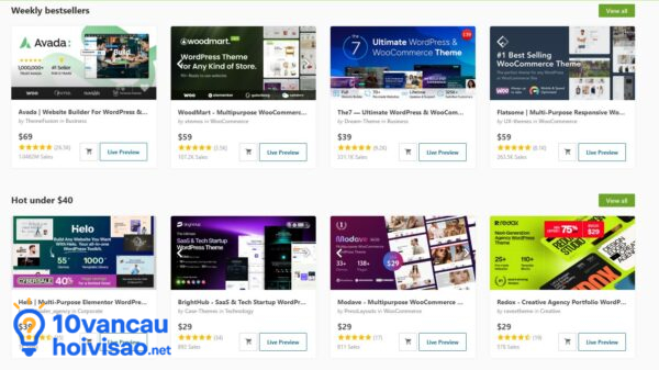 Website WordPress được Sử Dụng Phổ Biến Hiện Nay