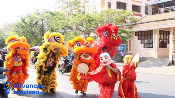 HÌnh ảnh Múa Lân Và ông địa