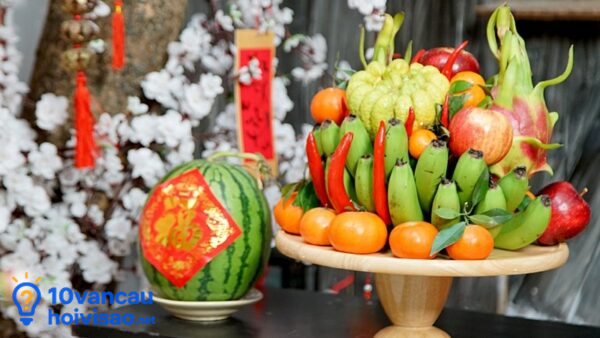 Hình ảnh Mâm Ngũ Quả đẹp Miền Bắc (1)